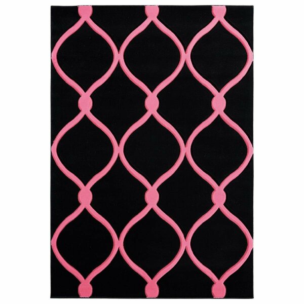 United Weavers Of America 2 ft. 7 in. x 4 ft. 2 in. Bristol Rodanthe Pink Rectangle Rug 2050 11586 35C